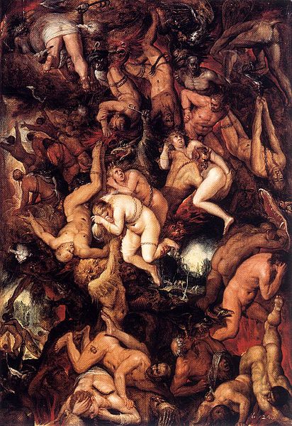 Frans Francken II The Damned Being Cast into Hell